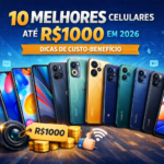 10 melhores celulares com um bom custo benefício em 2026